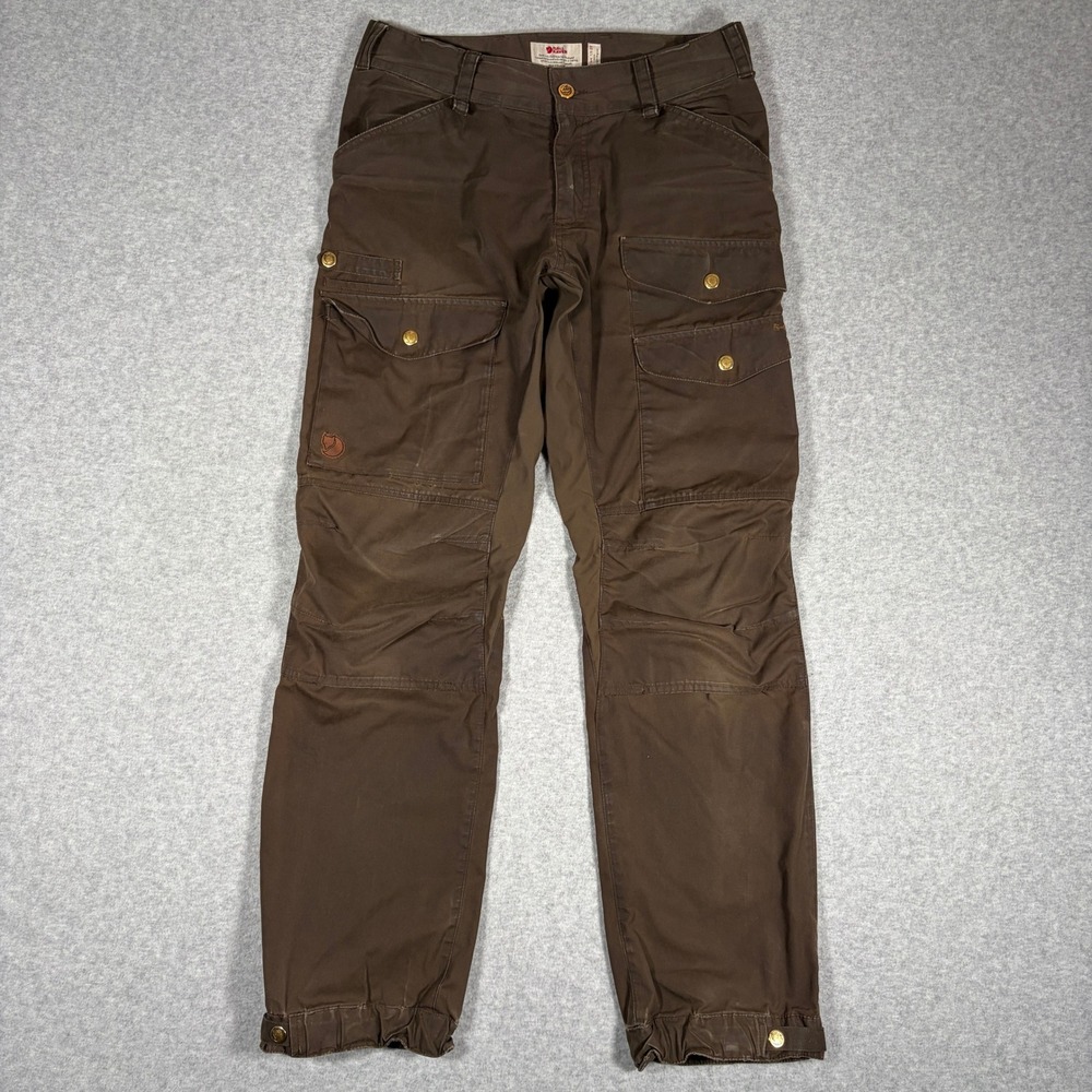 Fjallraven Vidda Pro Ventilated Trousers Men 29 Brown G-1000 Hiking Cargo Pants